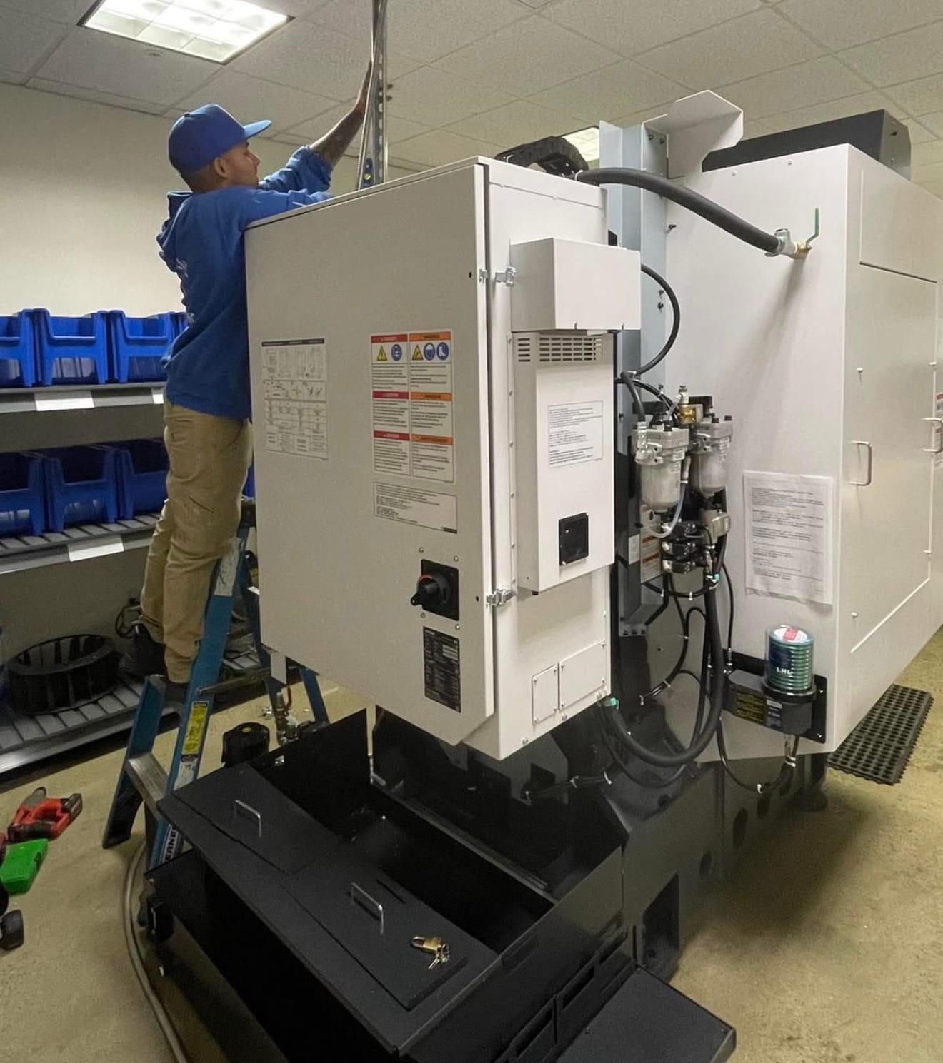 Industrial Machine Electrical Hookup