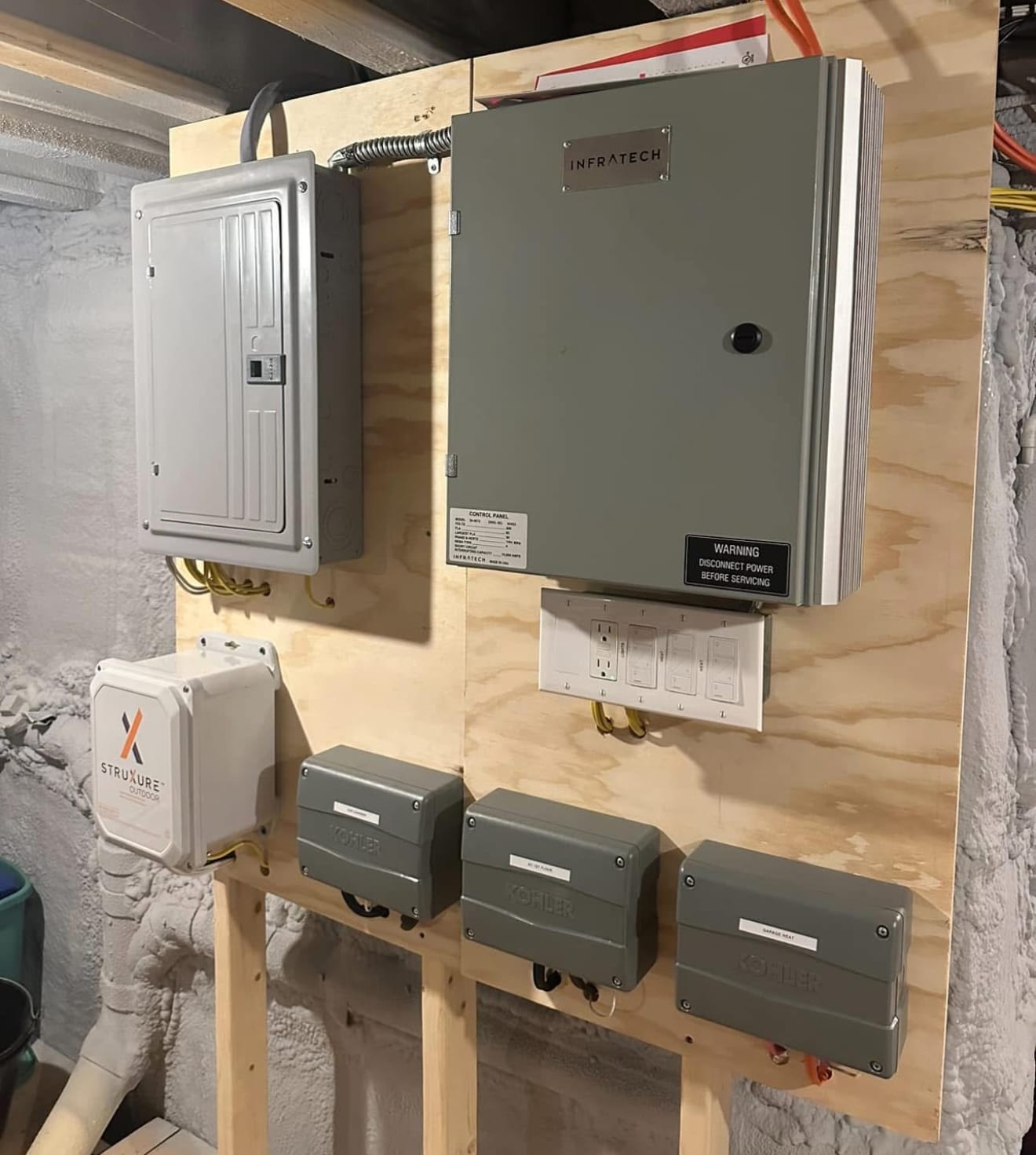 Control Panel & Infratech Install